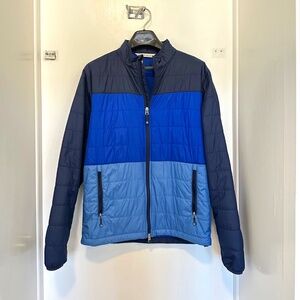 Mens Peter Millar Blue All Course quilted jacket (small)